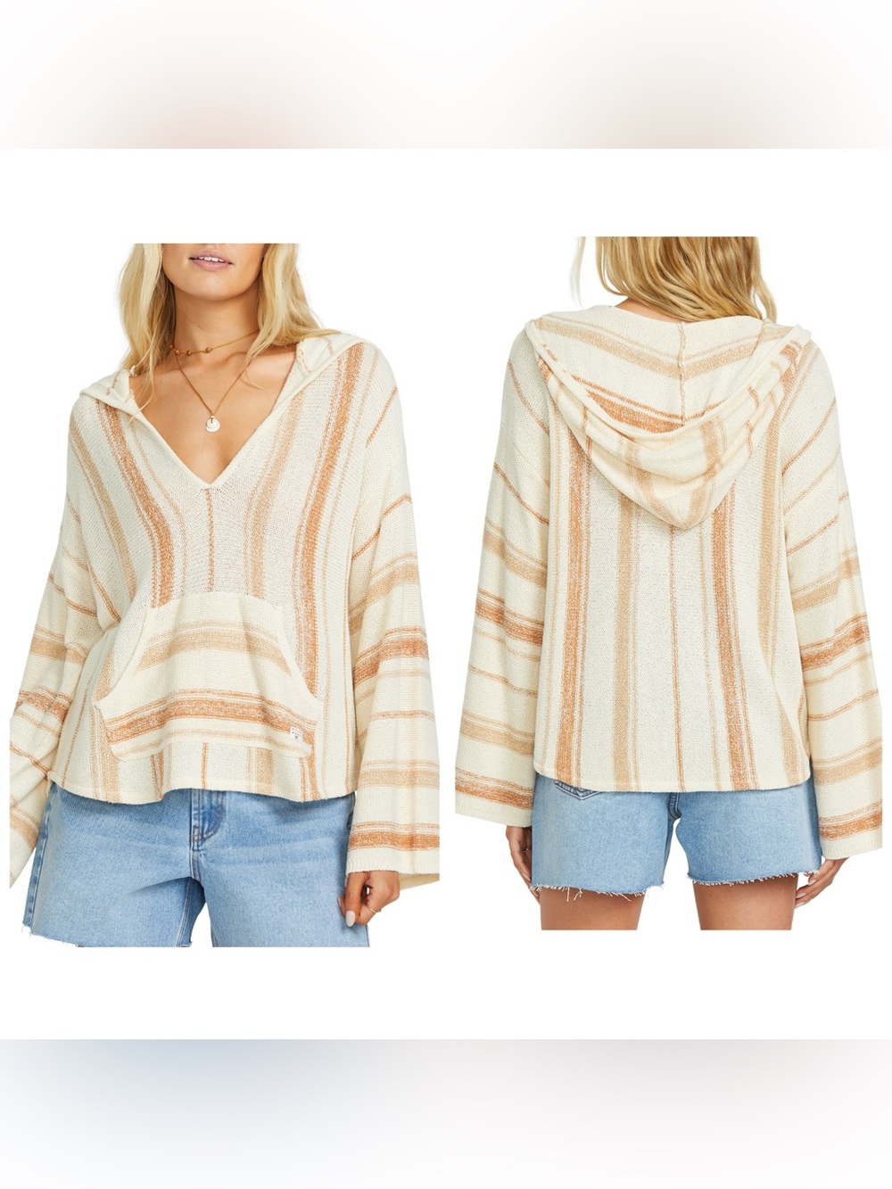 Billabong Baja Beach Hoodie Sweater Size XL
